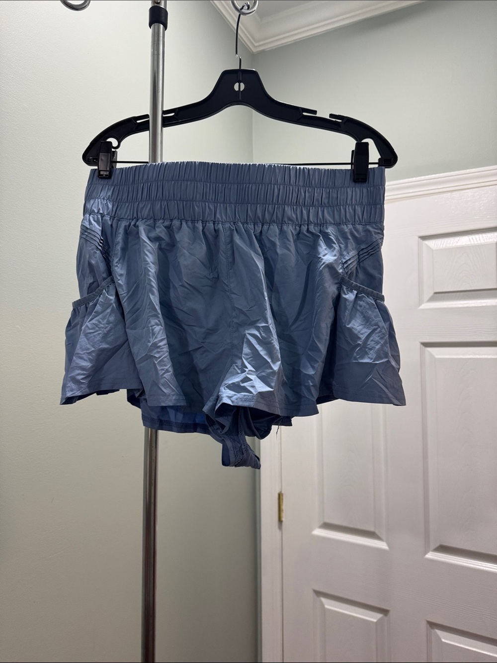 FP Movement by Free People Powder Blue Ruffle Skort Shorts